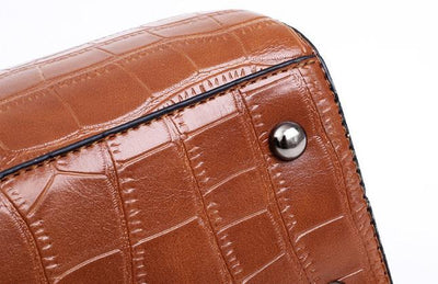 Malin | Nowoczesna skórzana torba w 4 częściach