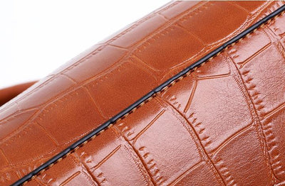 Malin | Nowoczesna skórzana torba w 4 częściach